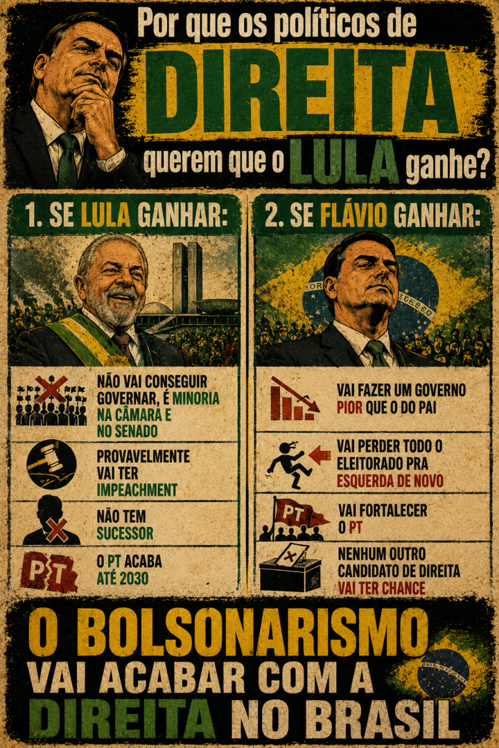 Arte da mobilização — Cards de IA: Bolsonarismo vai acabar com a direita