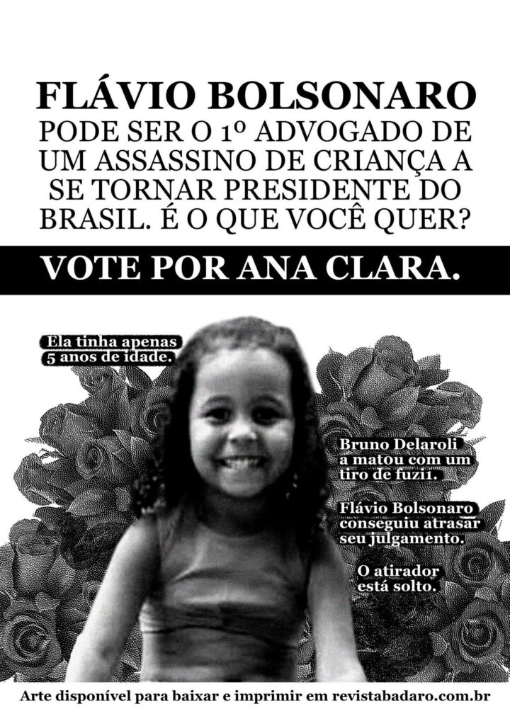 Arte da mobilização — Lambes: Caso Ana Clara