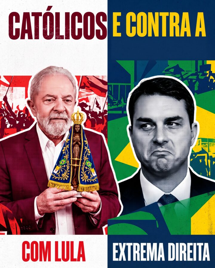 Arte da mobilização — Cards de IA: CATÓLICOS COM LULA VERTICAL