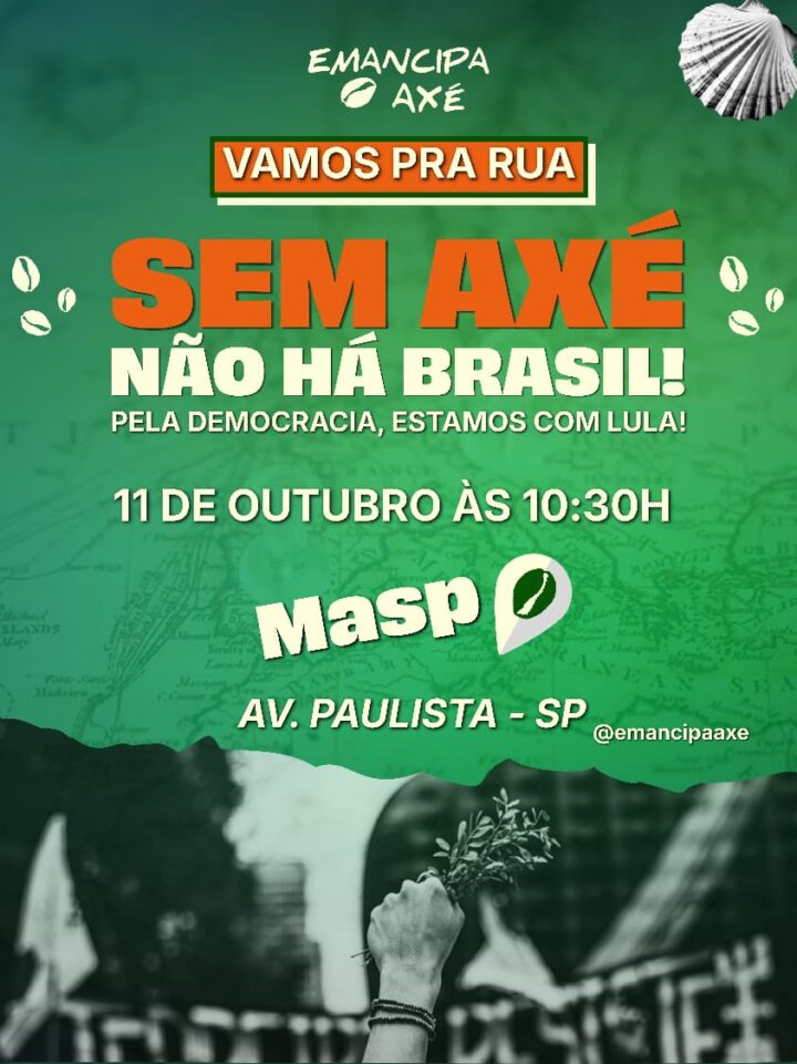 Arte da mobilização — Cards: Convite Ato WhatsApp