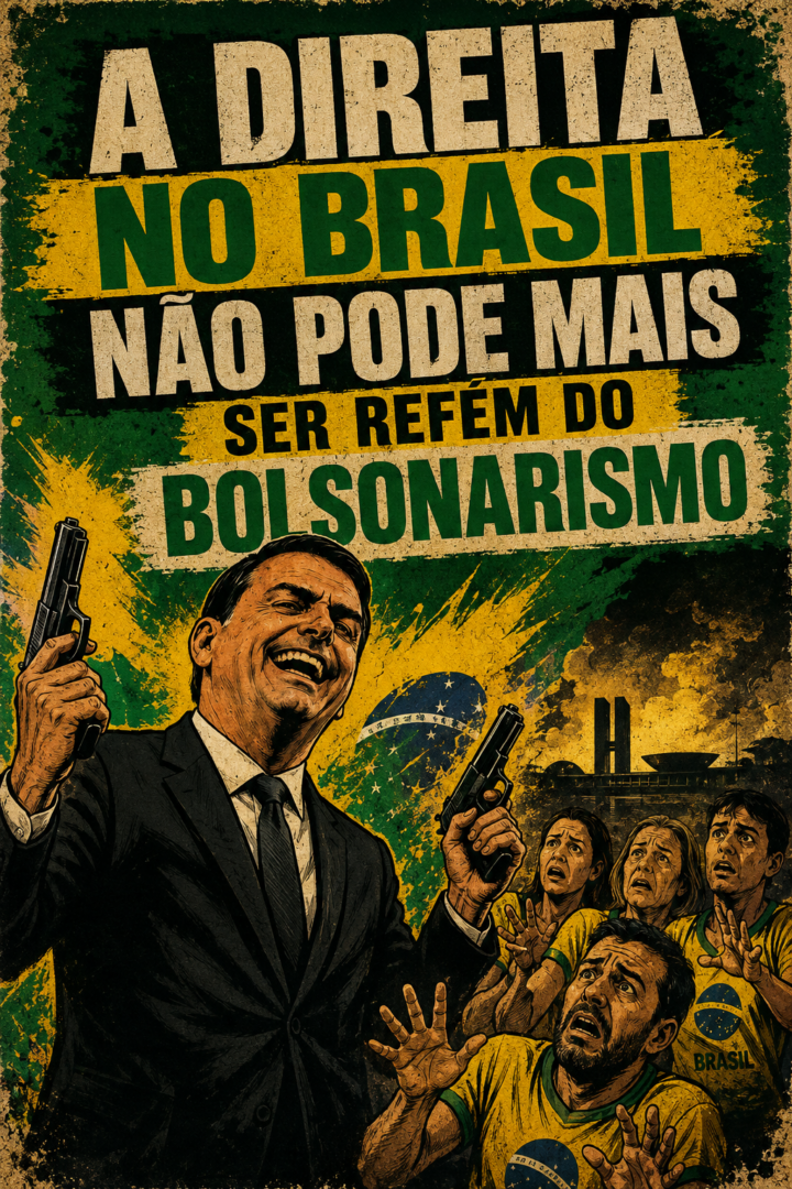 Arte da mobilização — Cards de IA: Direita refém do bolsonarismo