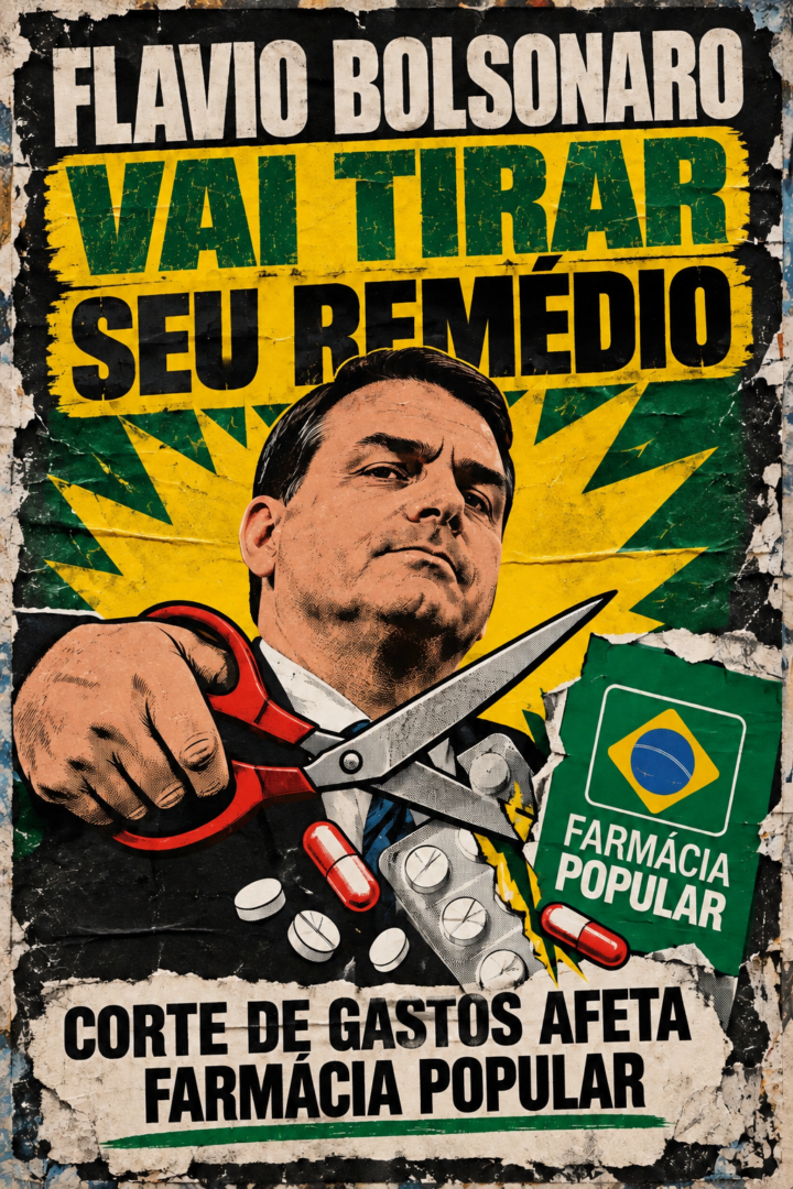 Arte da mobilização — Cards de IA: FARMACIA POPULAR