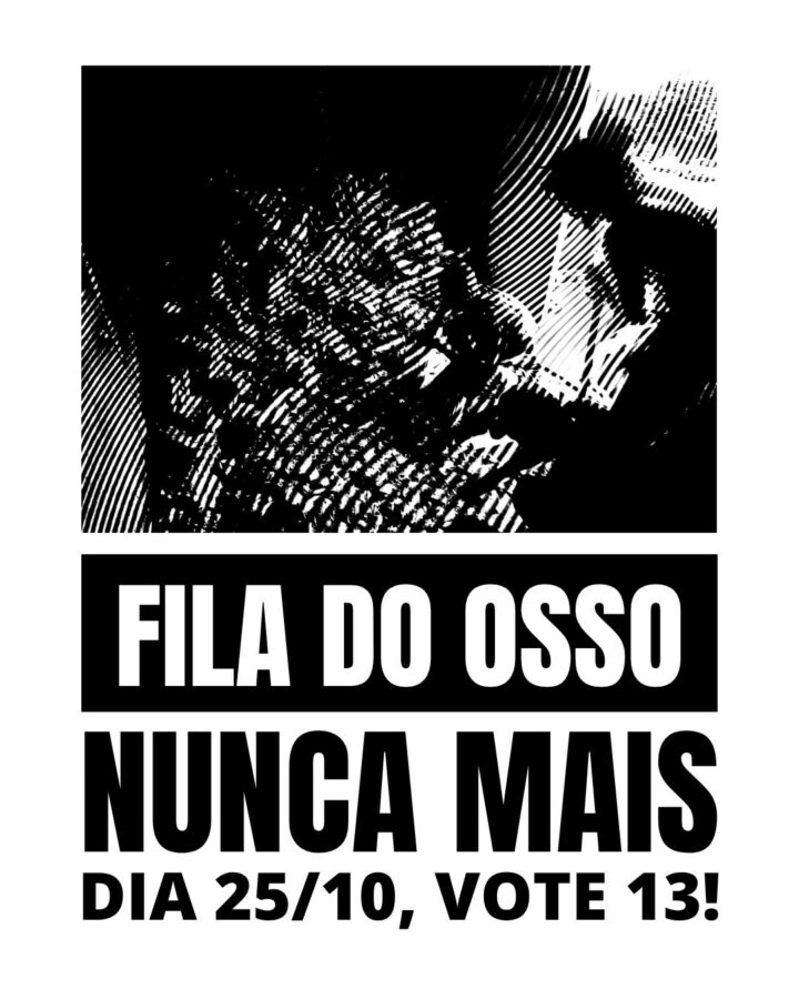Arte da mobilização — Lambes: Fila do osso nunca mais