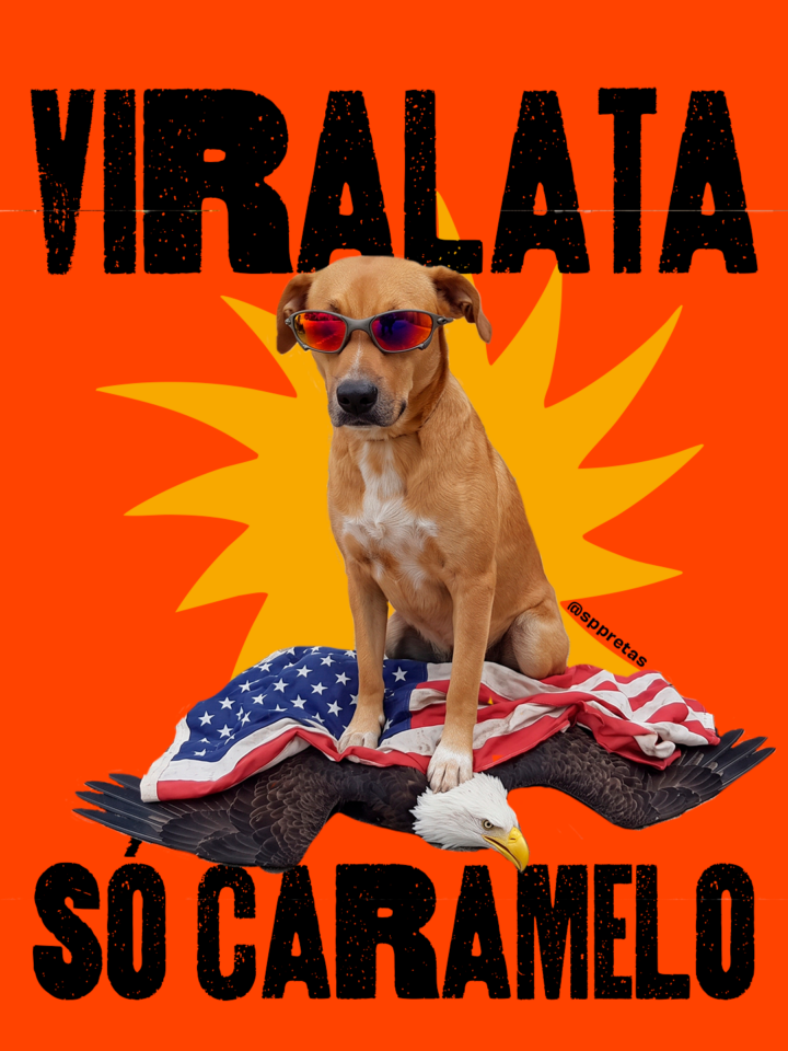 Arte da mobilização — Bolsonaro nunca mais: Vira-lata só caramelo